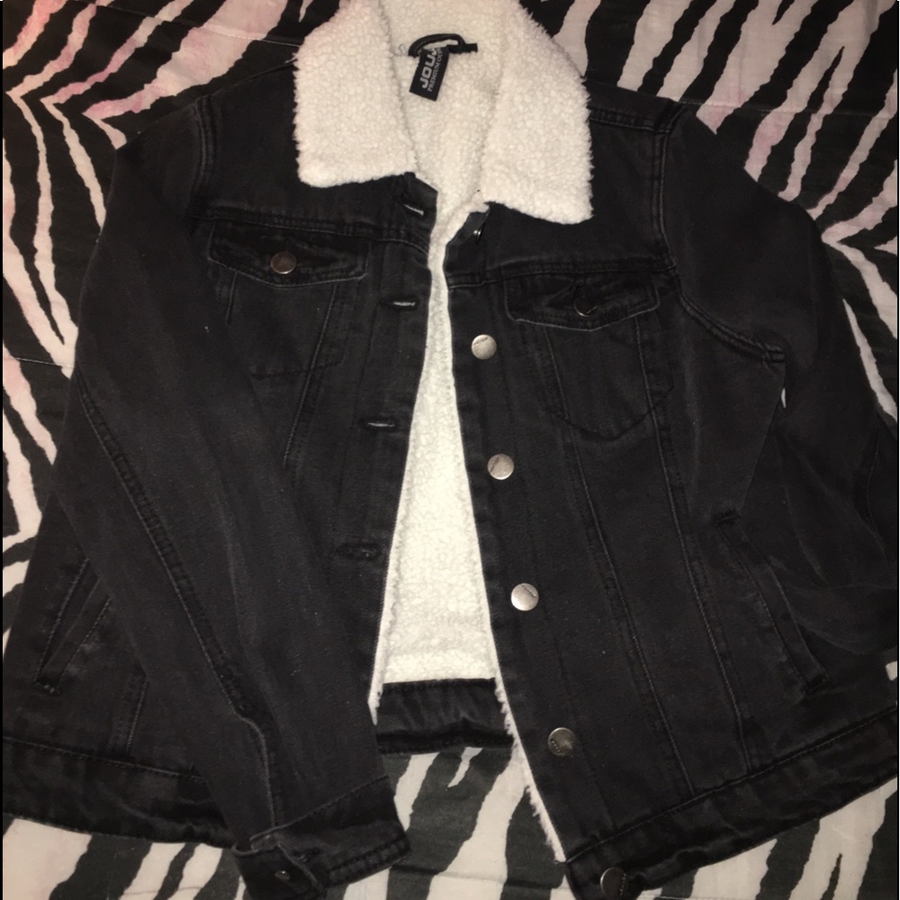 Women’s fur jean jacket
